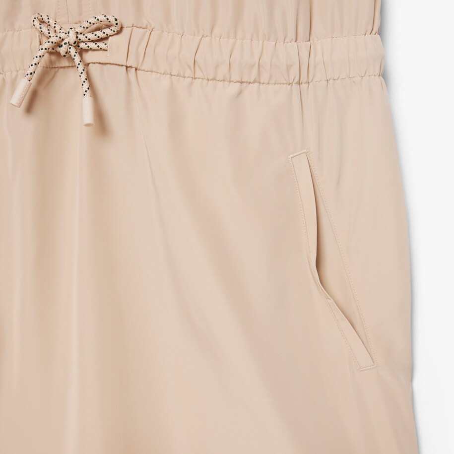 Relaxed Fit Zipped Taffeta Polo Dress image number 5
