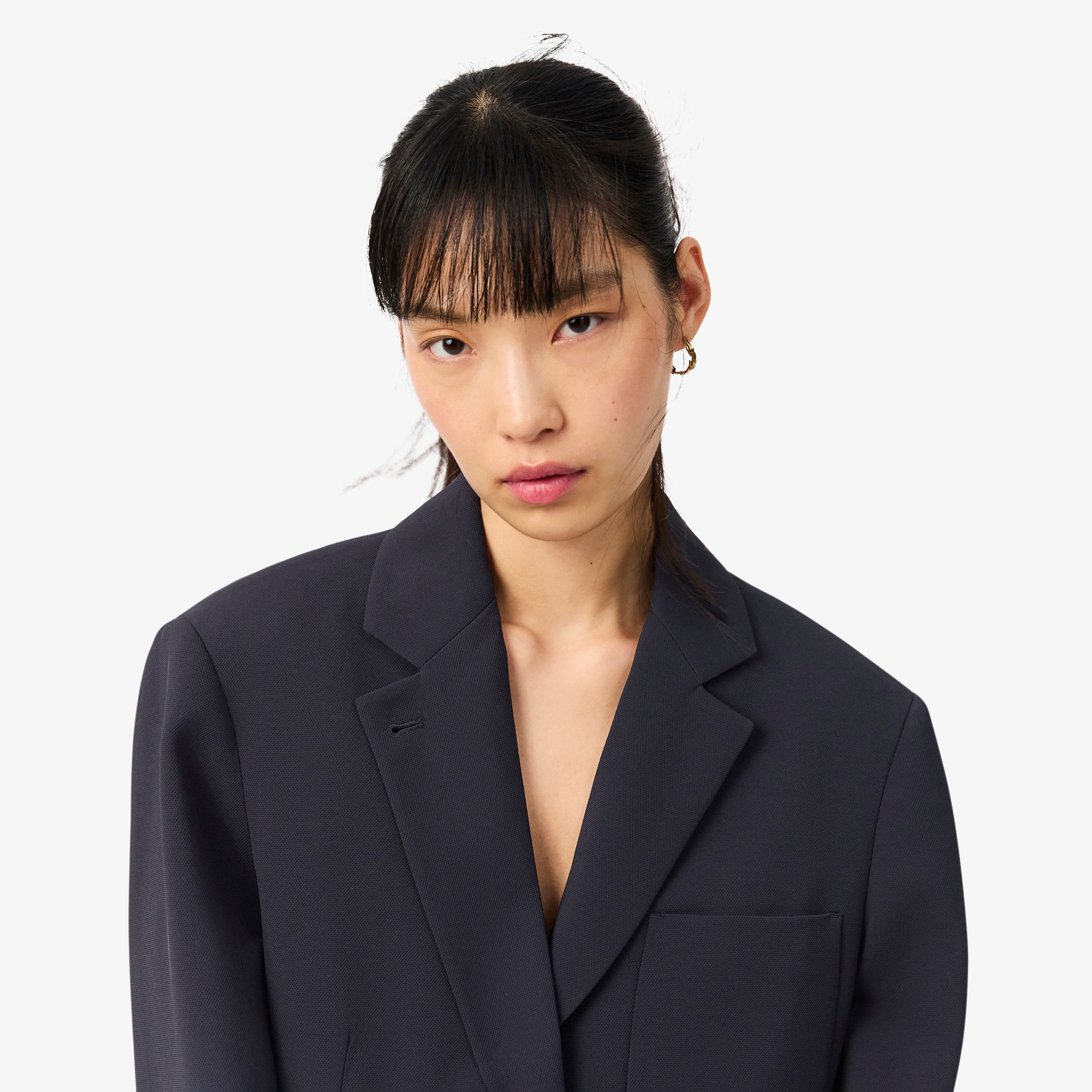 Fluid Piqu&eacute; Blazer image number 1