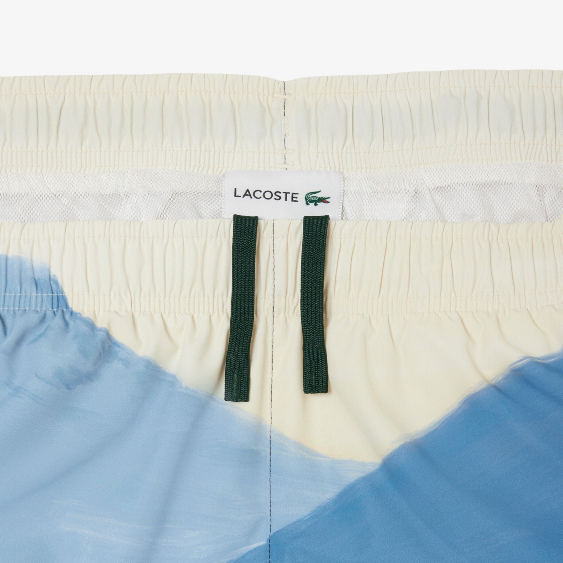 Short Landscape Print Swim Trunks image number 6