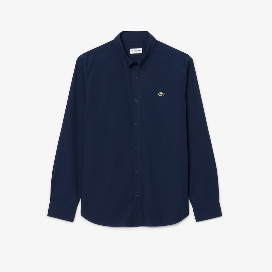 Regular Fit Stretch Poplin Shirt image number 3
