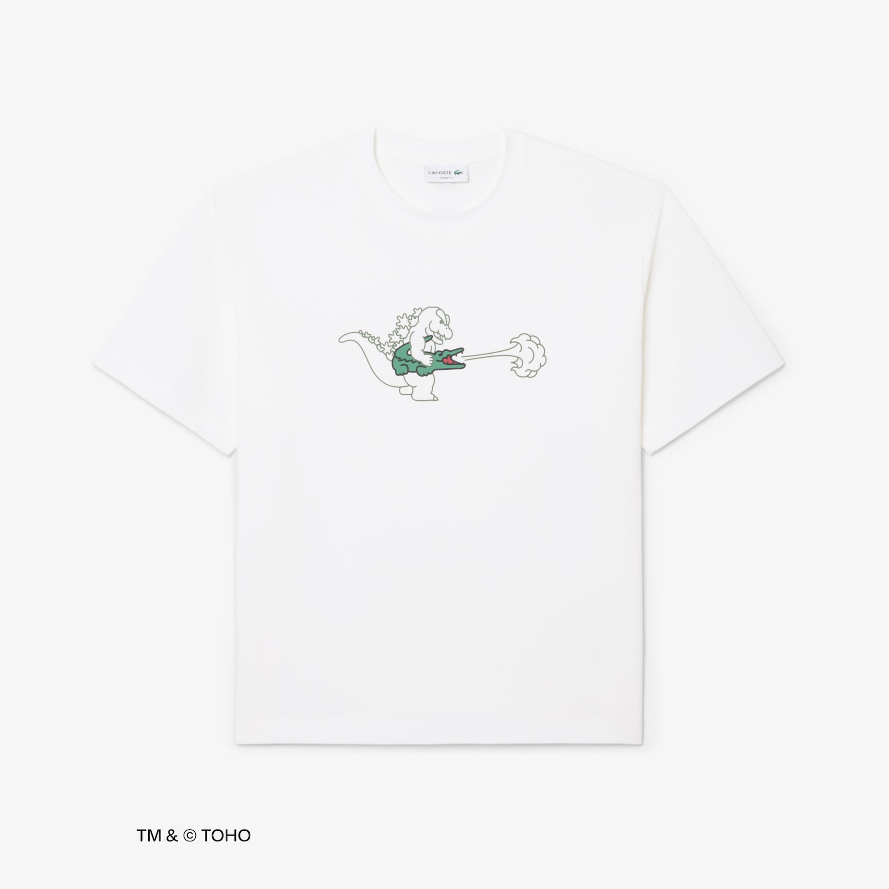 T-shirt Lacoste & Godzilla image number 3