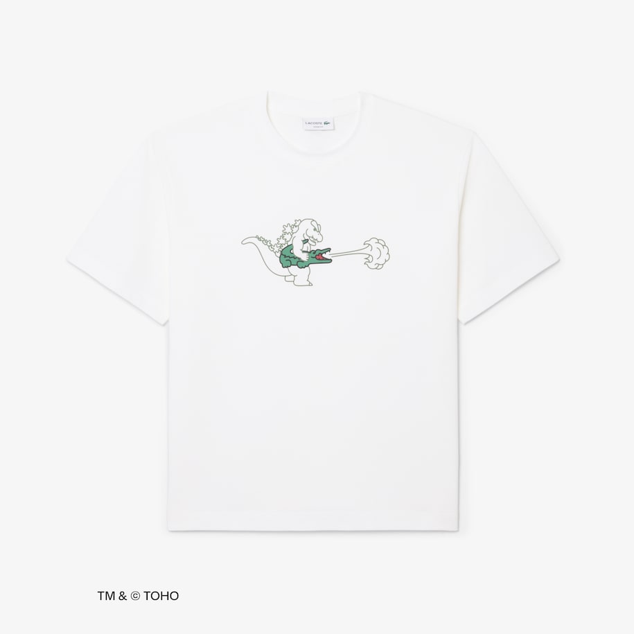 T-shirt Lacoste & Godzilla image number 3