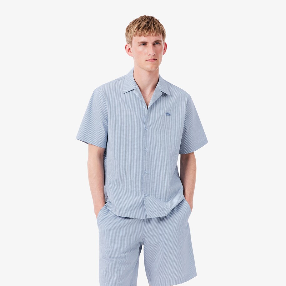 Relaxed Fit Seersucker Shirt image number 0