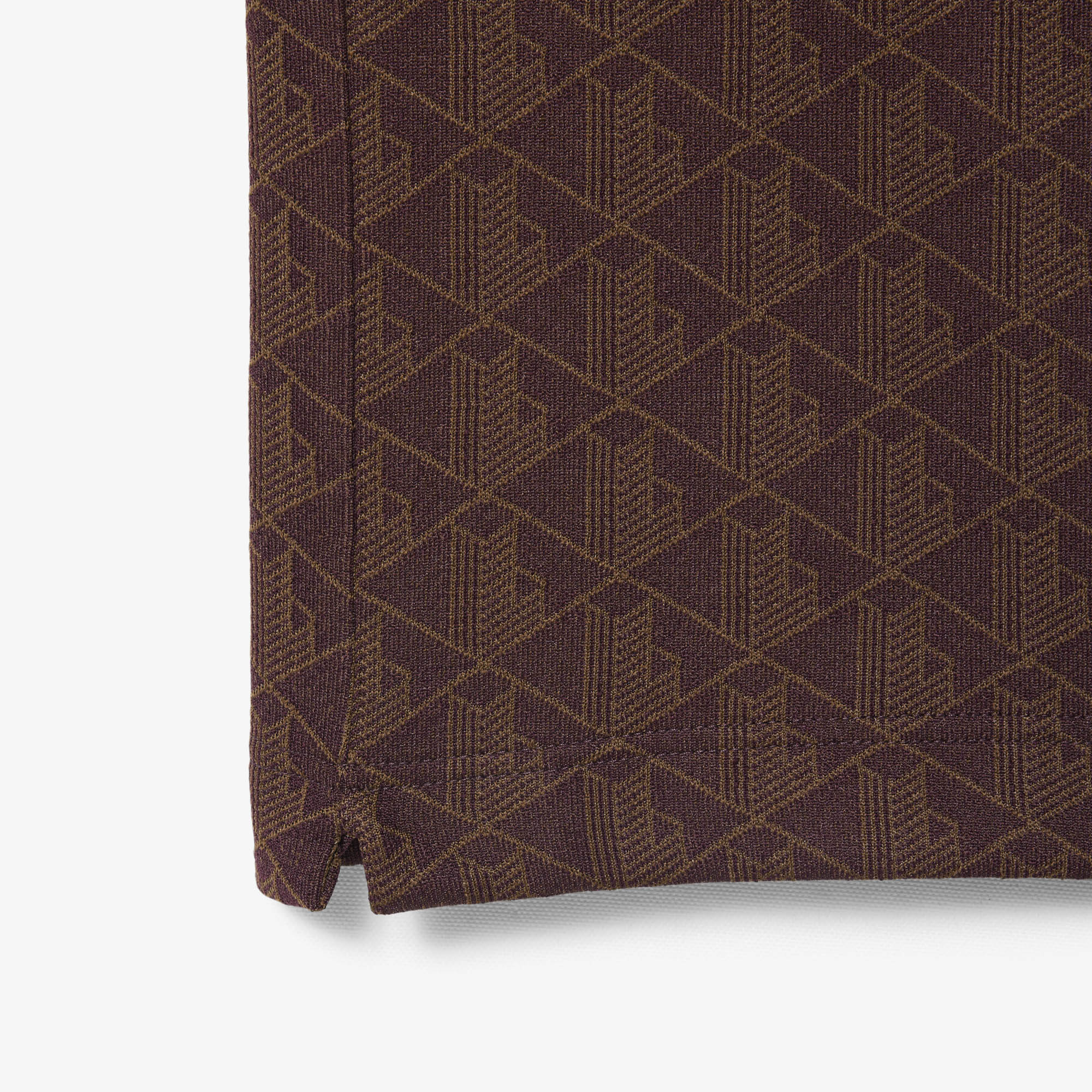 Classic Fit Monogram Jacquard Polo Shirt image number 5
