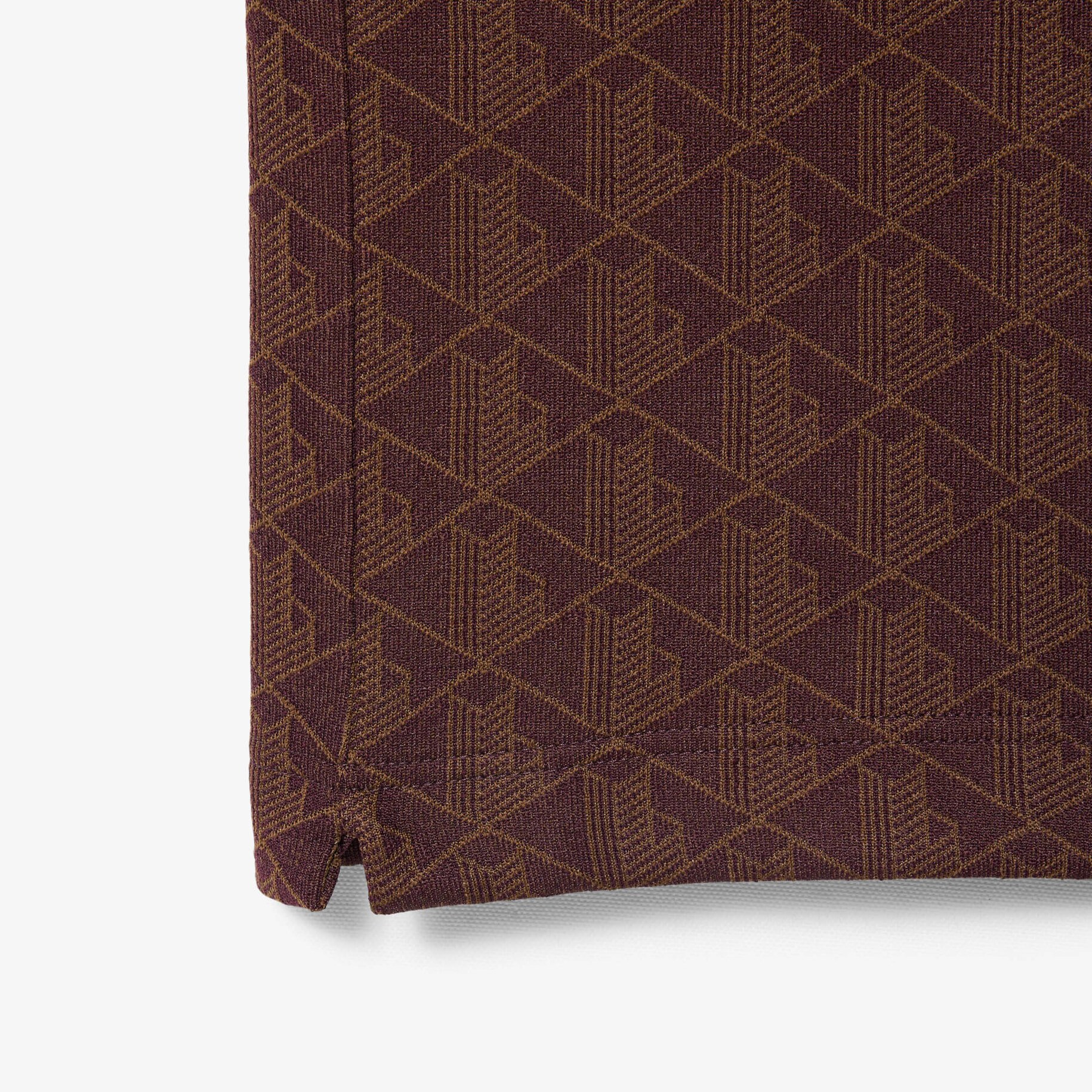 Classic Fit Monogram Jacquard Polo Shirt image number 5