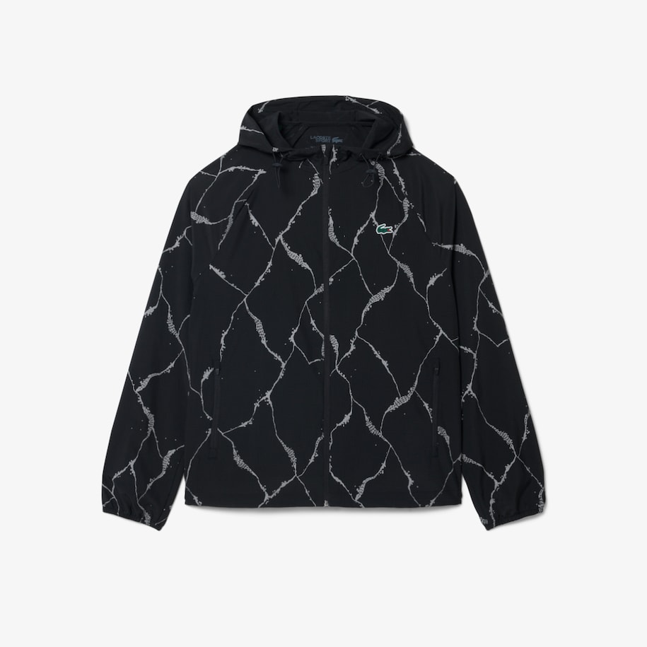 Reflective Crocodile Print Tennis Jacket image number 3