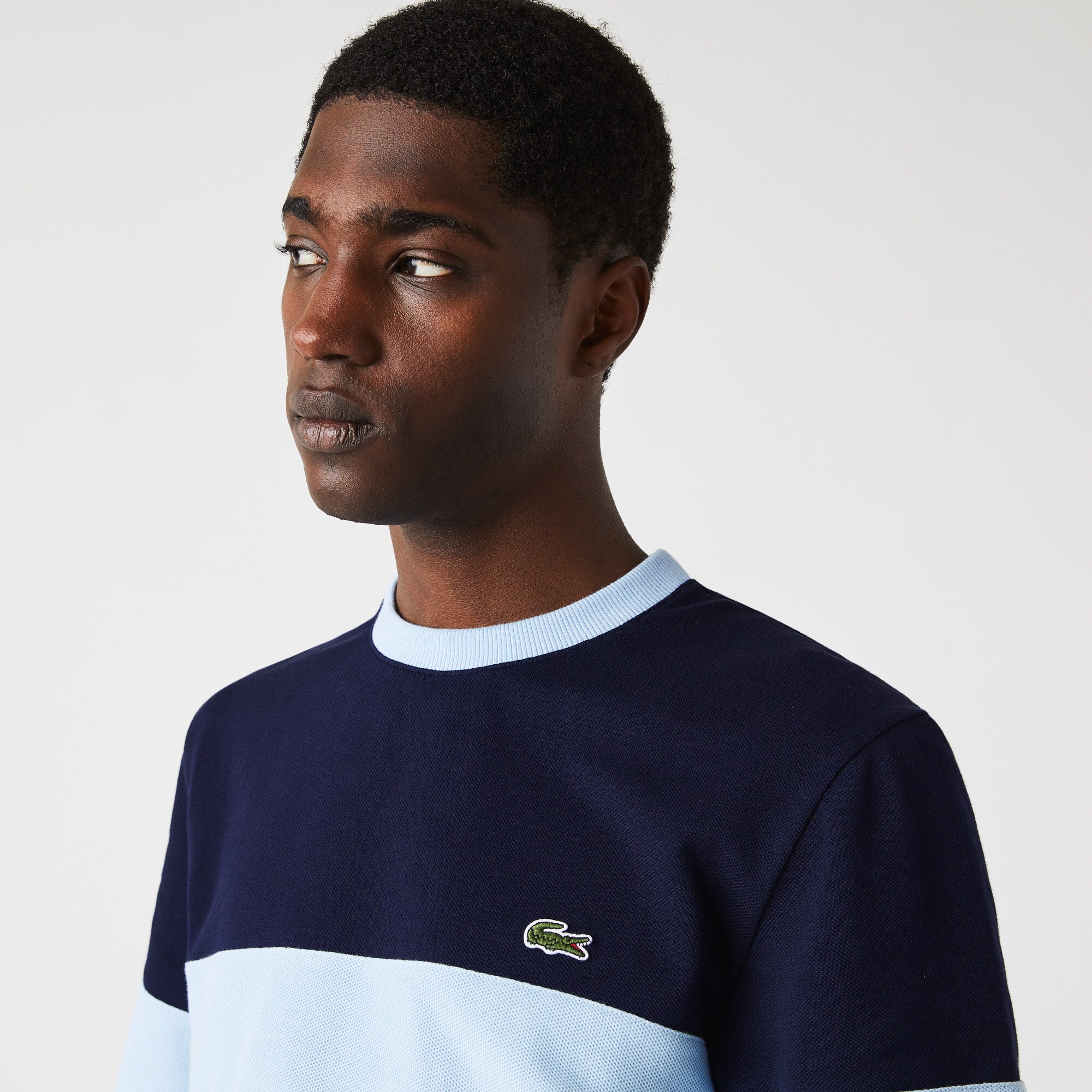 Heritage Crew Neck Colorblock Cotton 