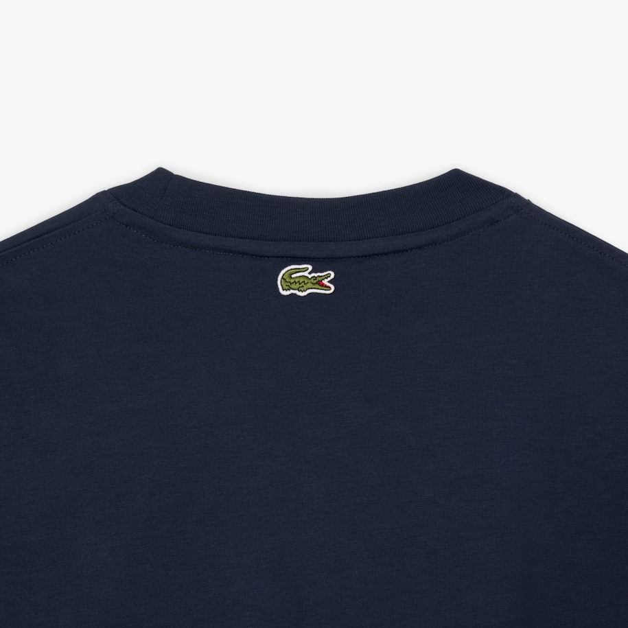 Printed Embroidered Cotton Jersey T-shirt image number 6