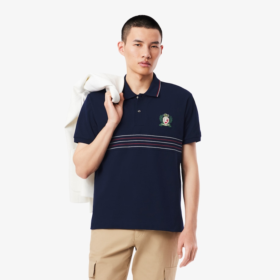 Classic Fit L.12.12 Embroidered Shield Polo Shirt image number 0