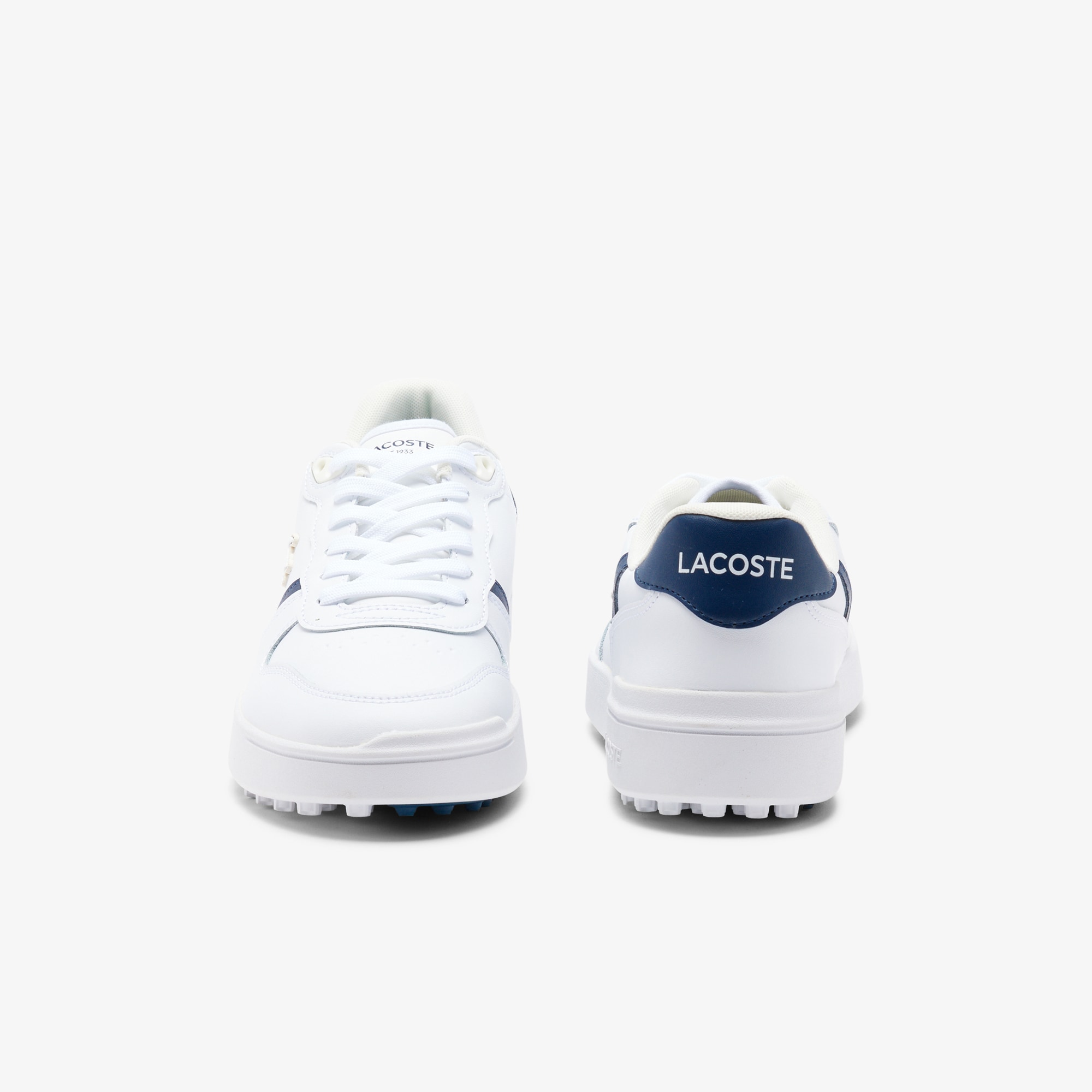 Men's T-Clip Golf Leather Golf Shoes image number 4