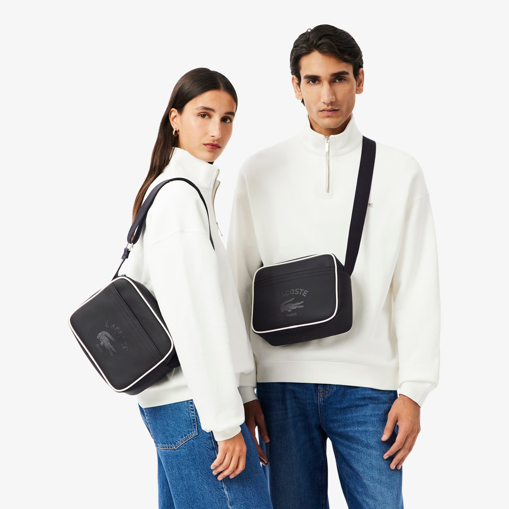 Medium Club 1930 Petit Piqu&eacute; Reporter Bag image number 6