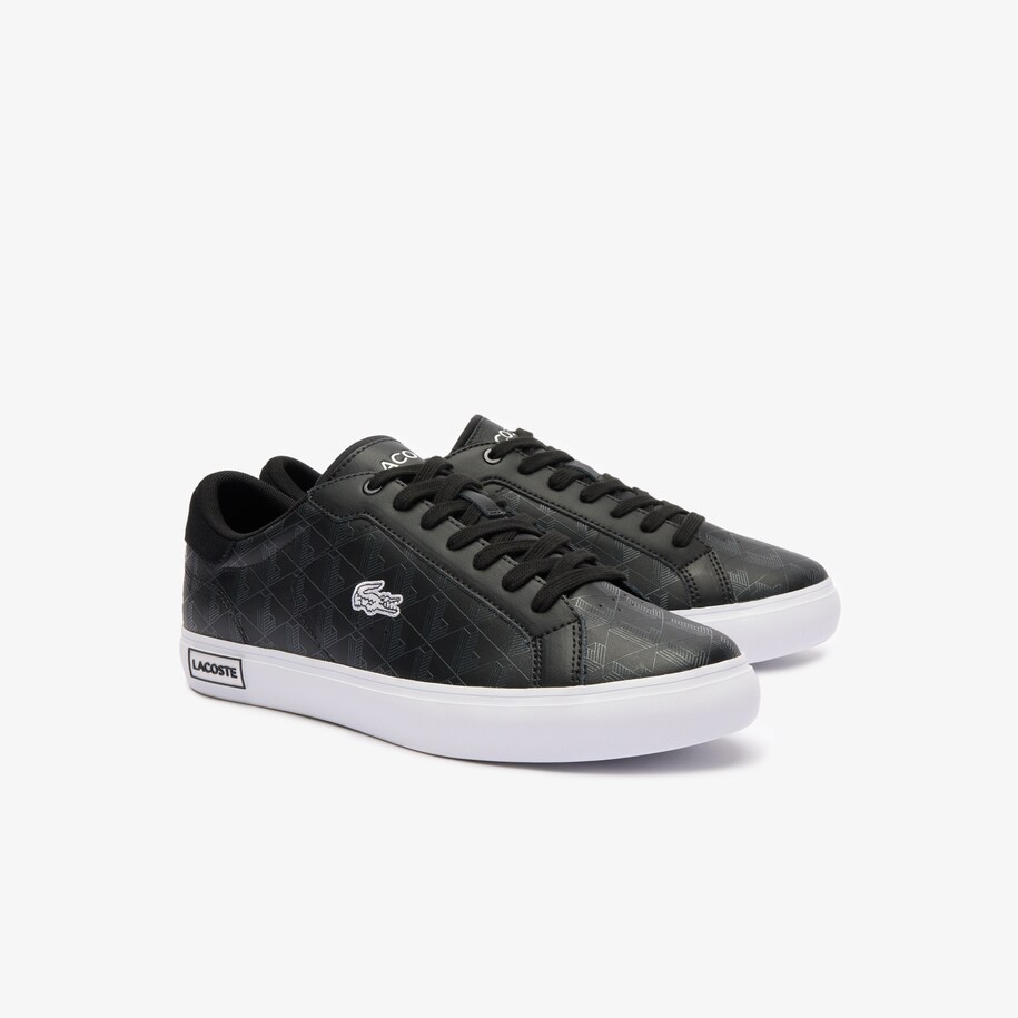 Men's Powercourt Leather Trainers image number 1
