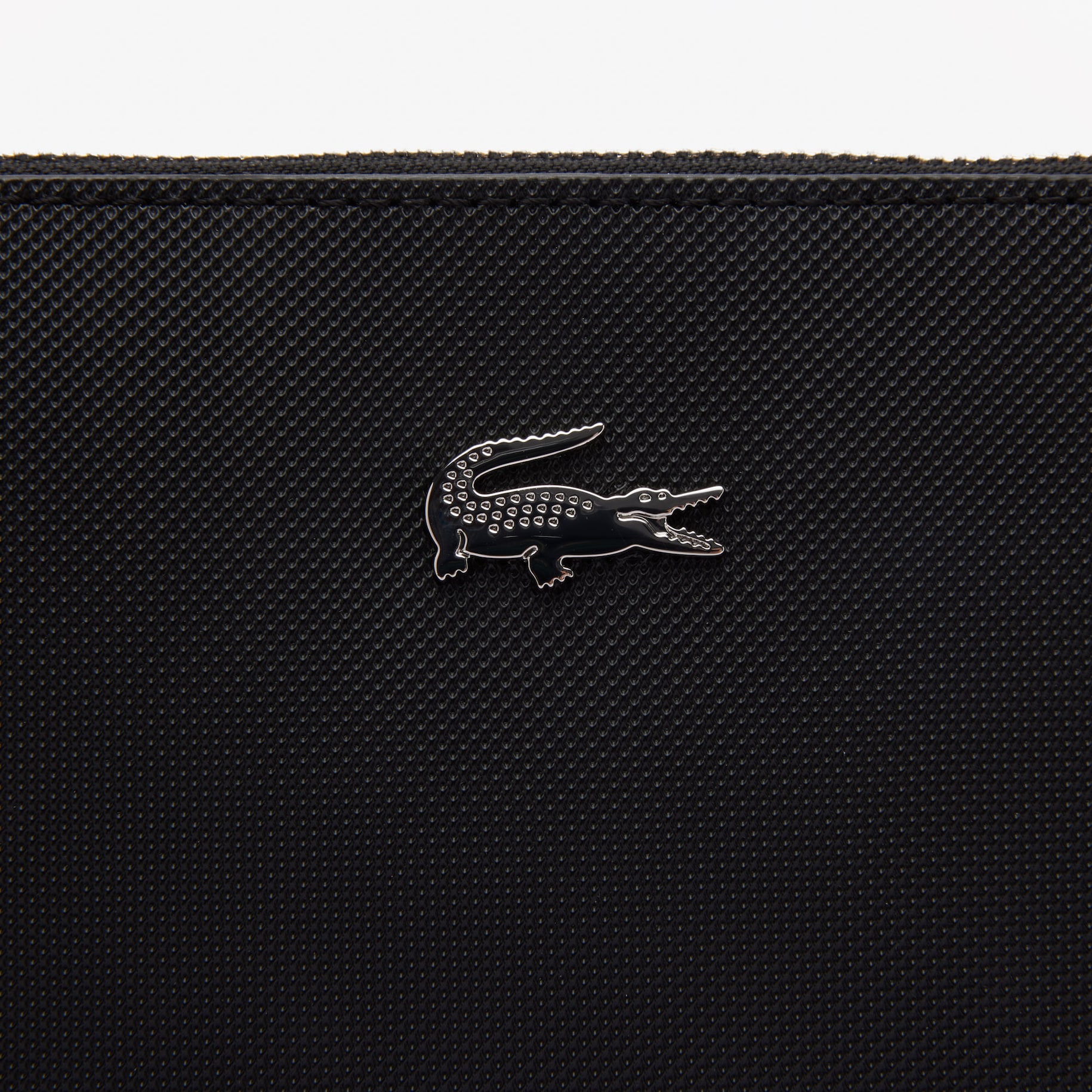 Unisex Anna Coated Piqué Canvas Zip Clutch image number 5