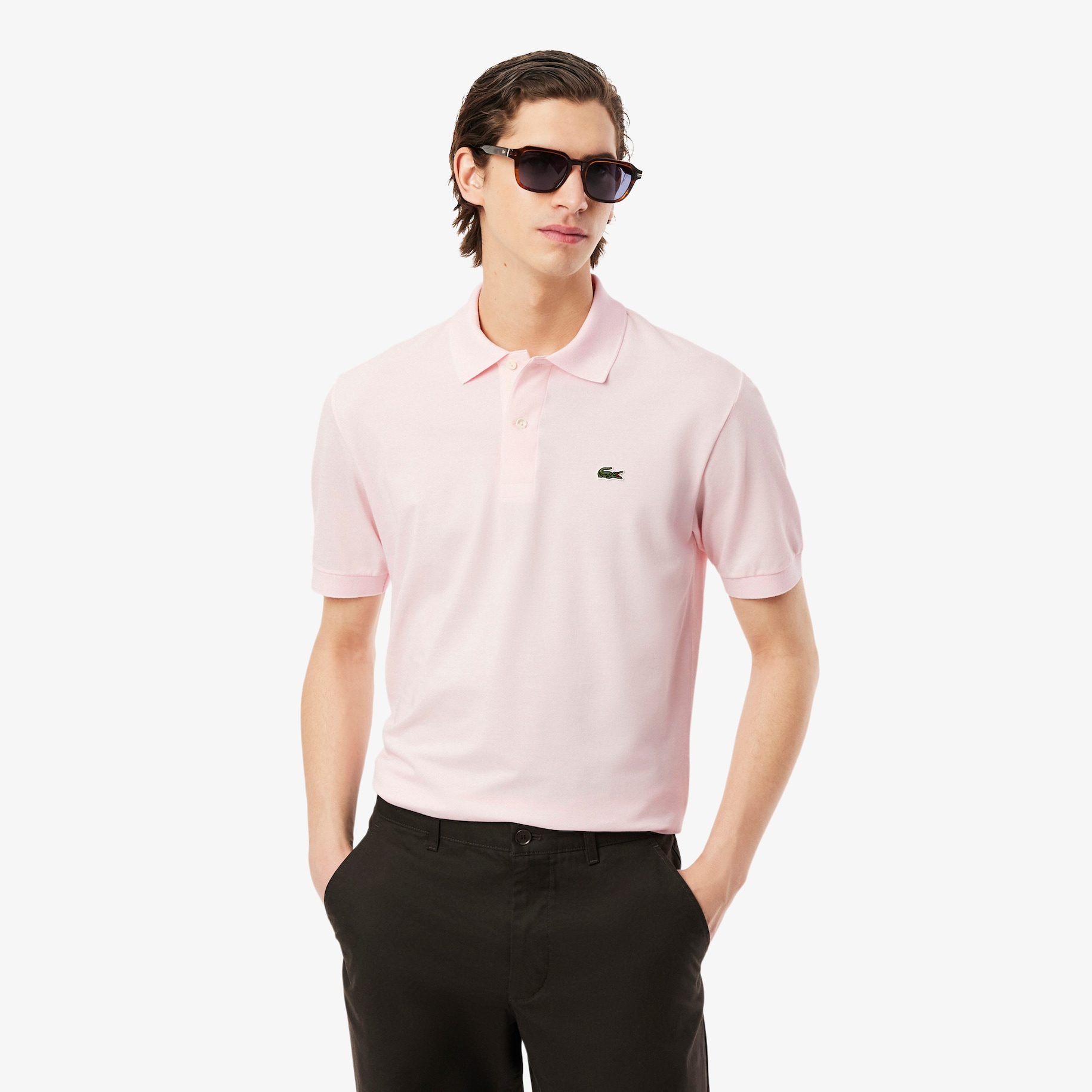 Classic Fit L.12.12 LIGHT Piqué Polo Shirt image number 0