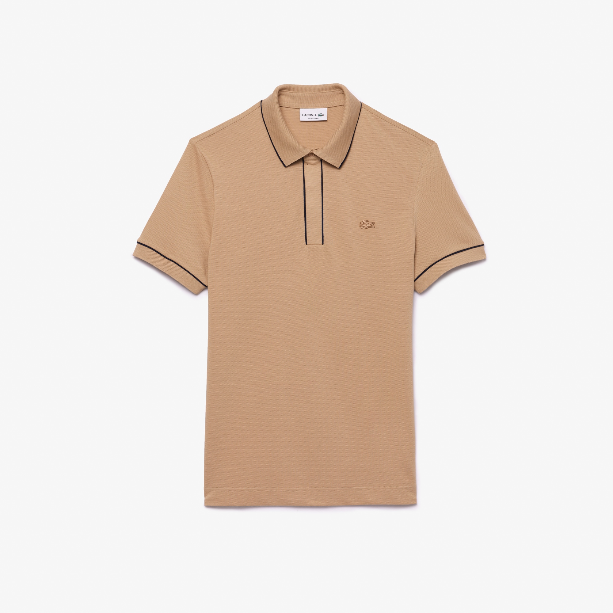 Regular Fit Paris Stretch Piqué Polo Shirt image number 3