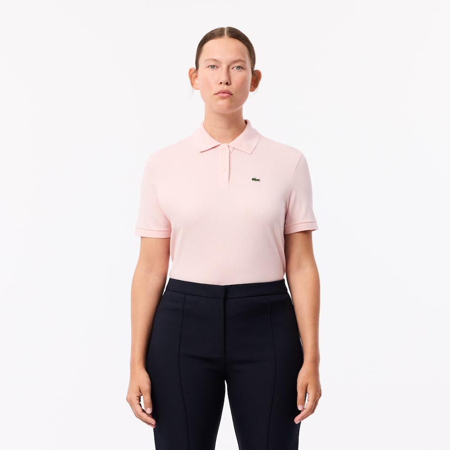 Women's Lacoste Regular Fit Soft Cotton Petit Piqué Polo Shirt image number 8