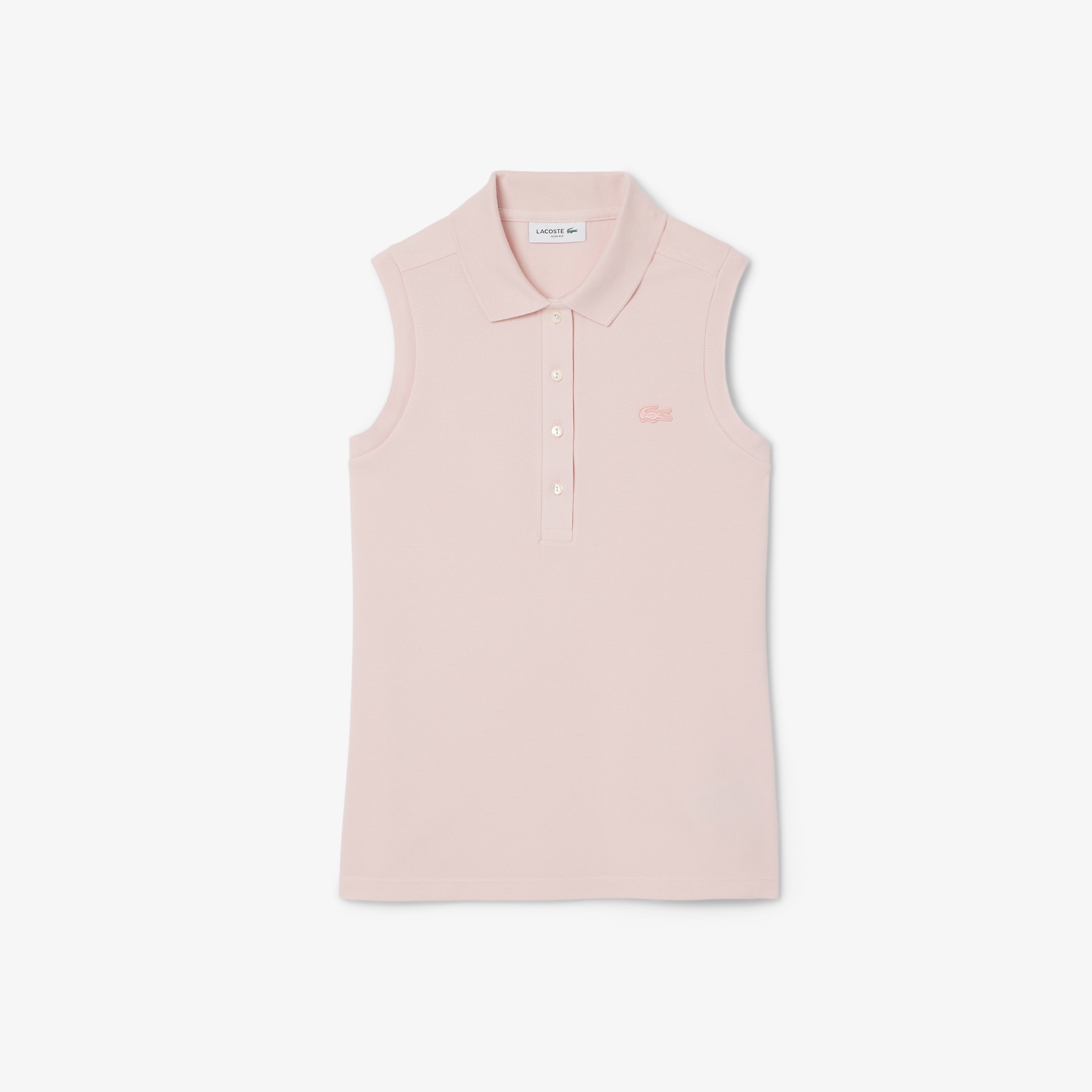 Slim Fit L.12.D Sleeveless Stretch Polo Shirt image number 3