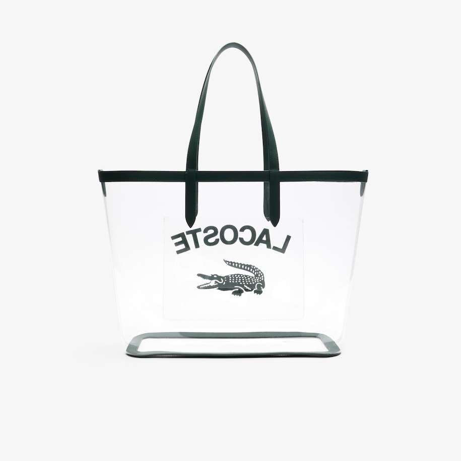 Large Anna Transparent Grained Tote image number 1