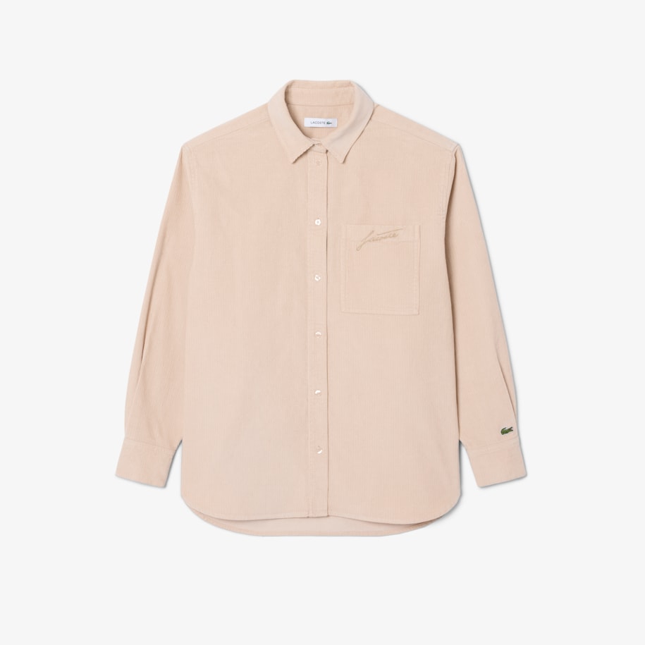 Oversized Corduroy Overshirt image number 3