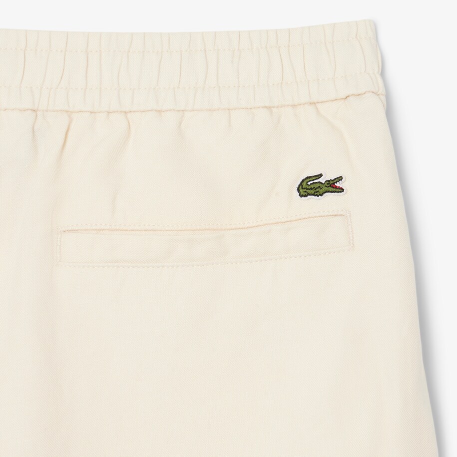 Regular Fit Linen Blend Twill Shorts image number 6