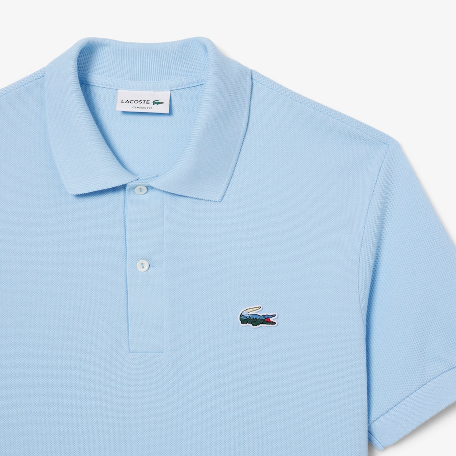 Classic Fit Landscape Crocodile Piqu&eacute; Polo Shirt image number 4
