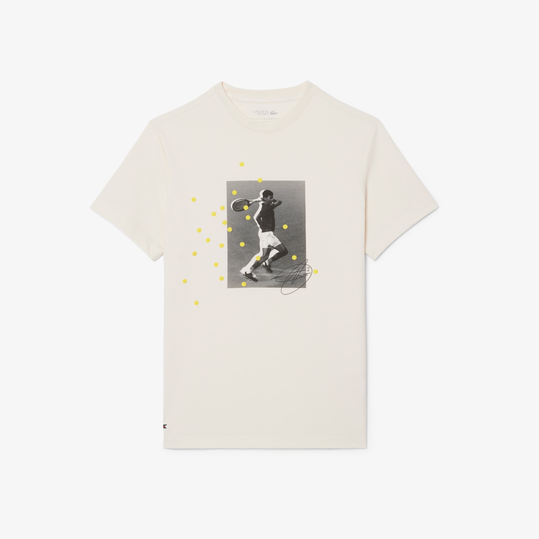 Lacoste Tennis x Novak Djokovic Graphic T-shirt image number 3