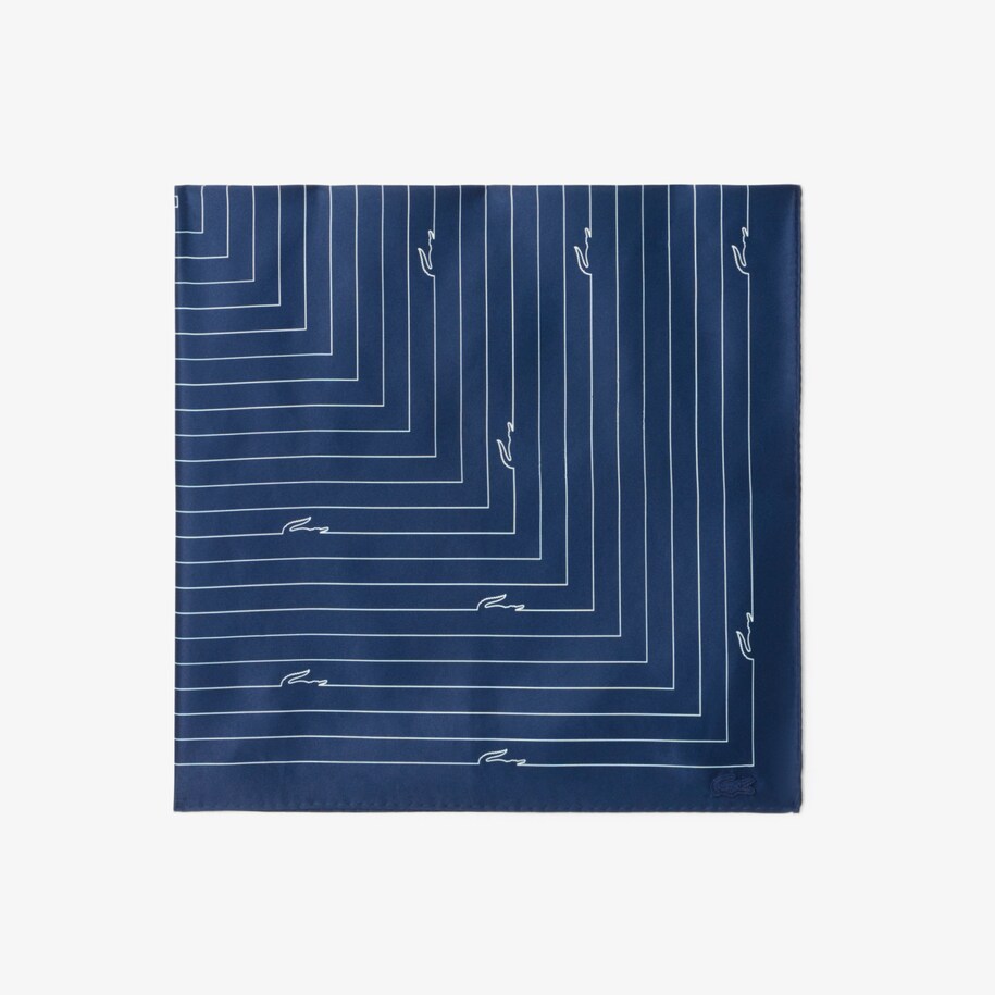 Croc Print Satin Scarf image number 1