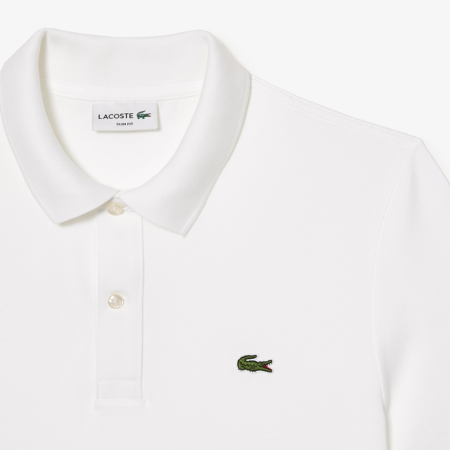 Slim Fit L.12.12 Piqué Polo Shirt image number 5