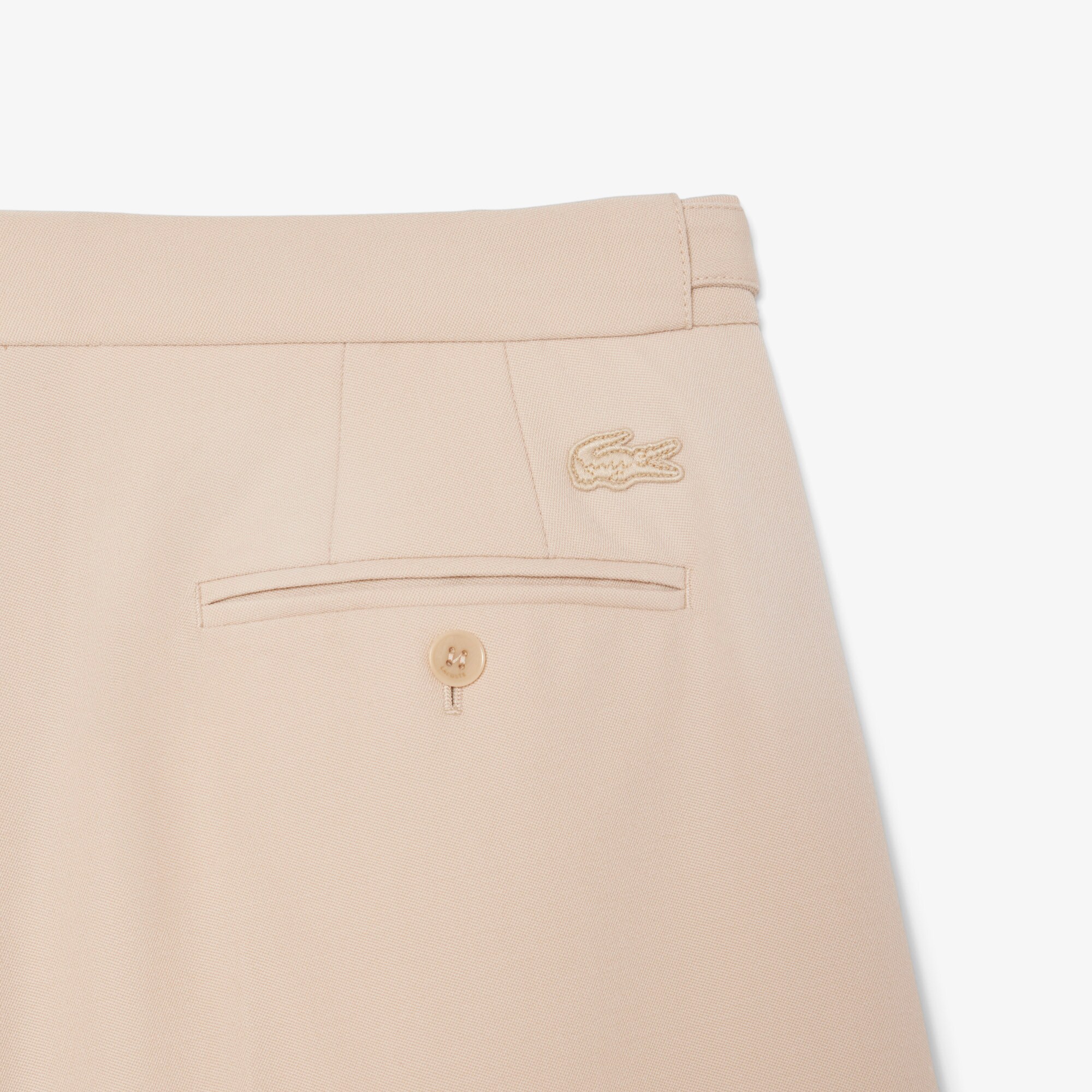 Runway Fitted Wool Bermuda Shorts image number 7