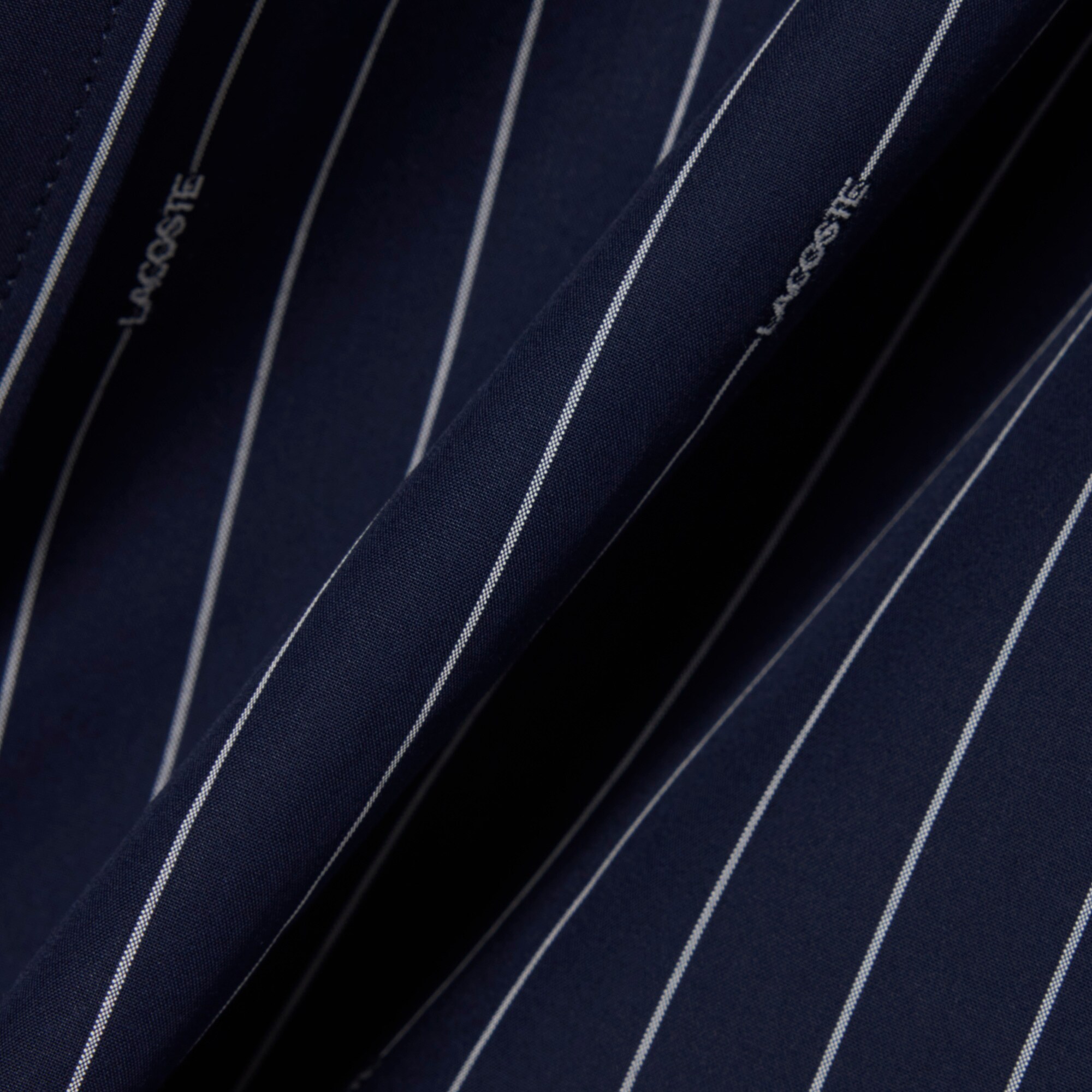 Oversized Striped Jacquard Shirt image number 6