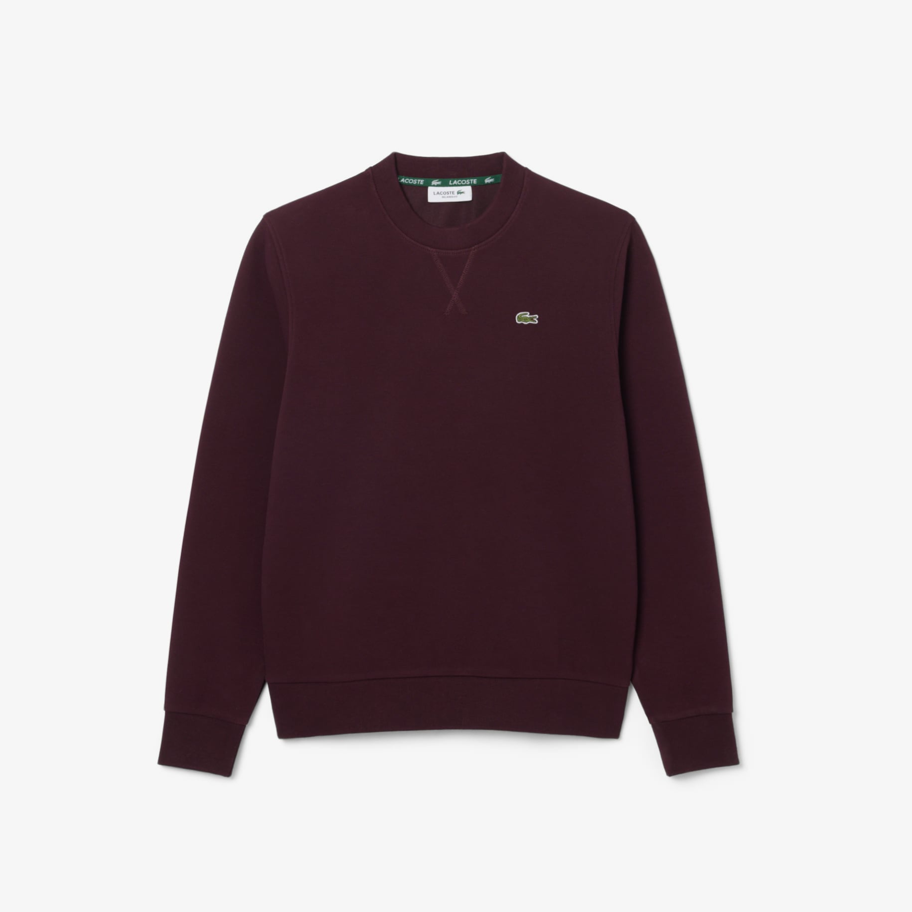 Relaxed Fit Piqu&eacute; Crew Neck Sweatshirt image number 3