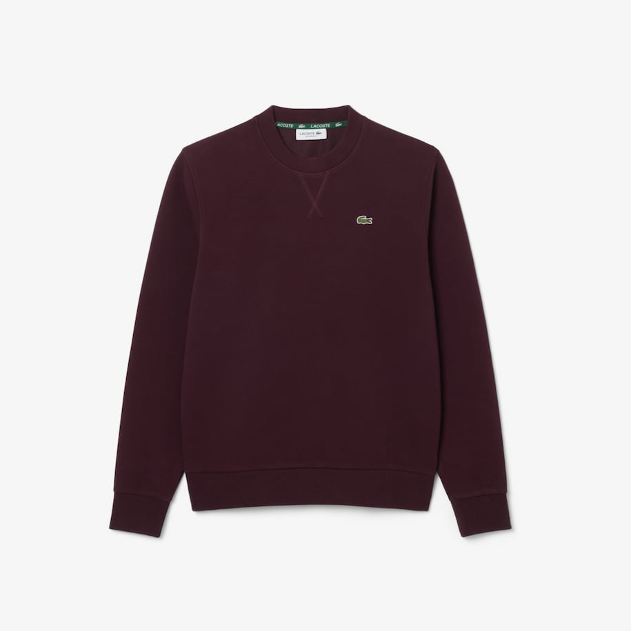 Relaxed Fit Piqu&eacute; Crew Neck Sweatshirt image number 3