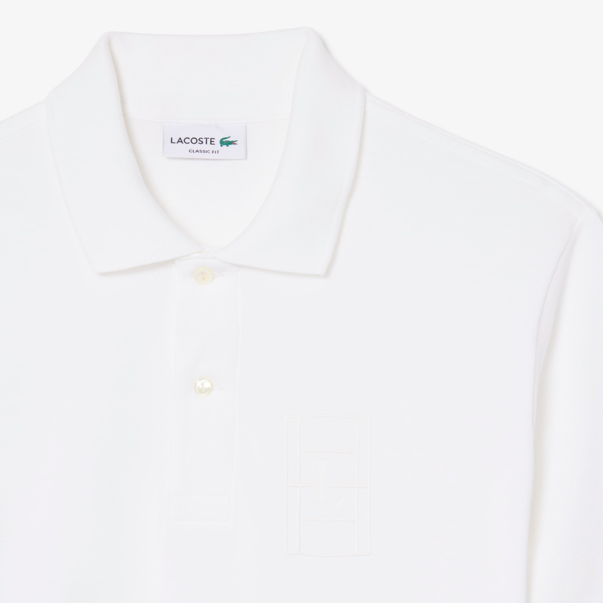 Classic Fit Embroidery Detail Petit Piqu&eacute; Polo Shirt image number 4