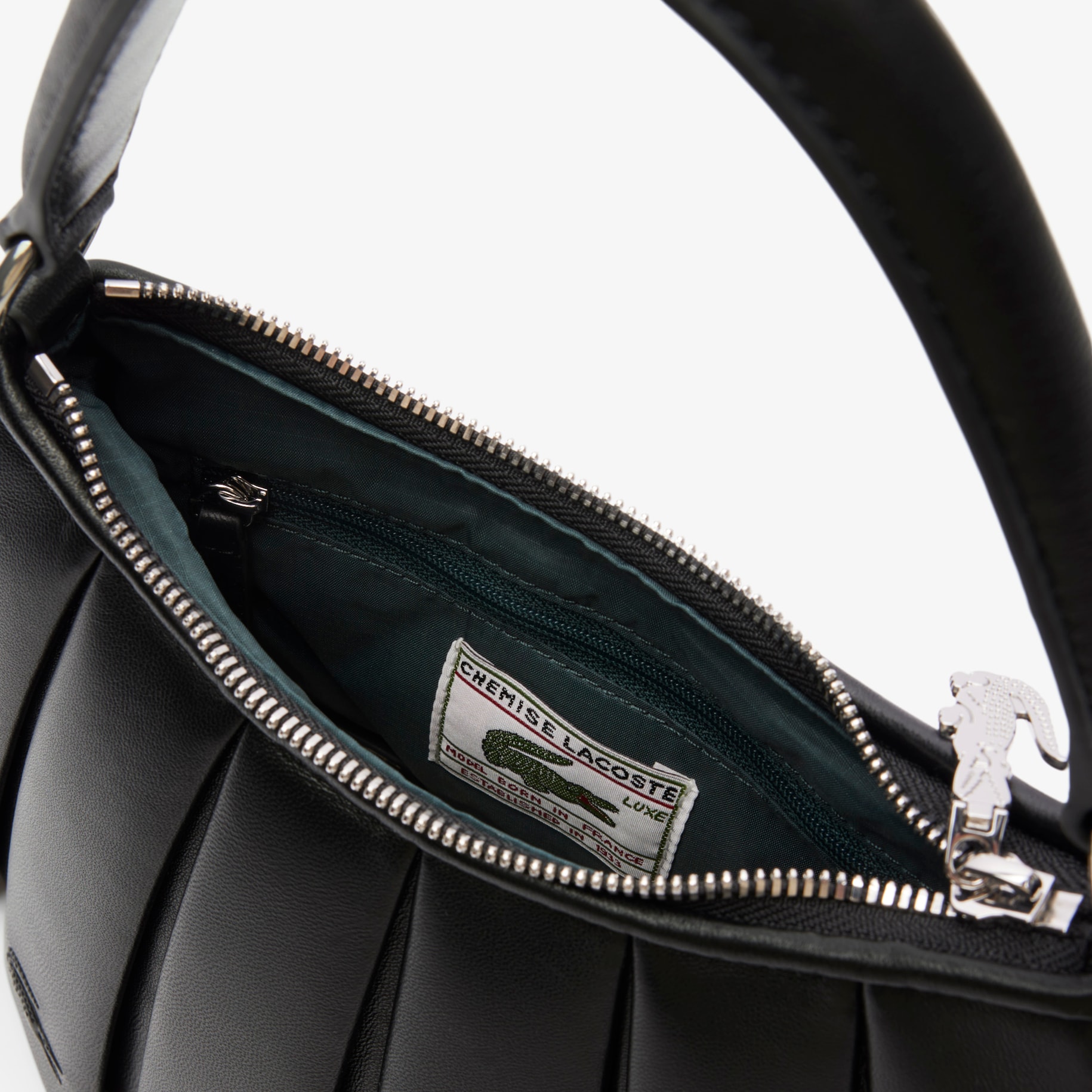 Small Lenglen Leather Hobo Bag image number 3