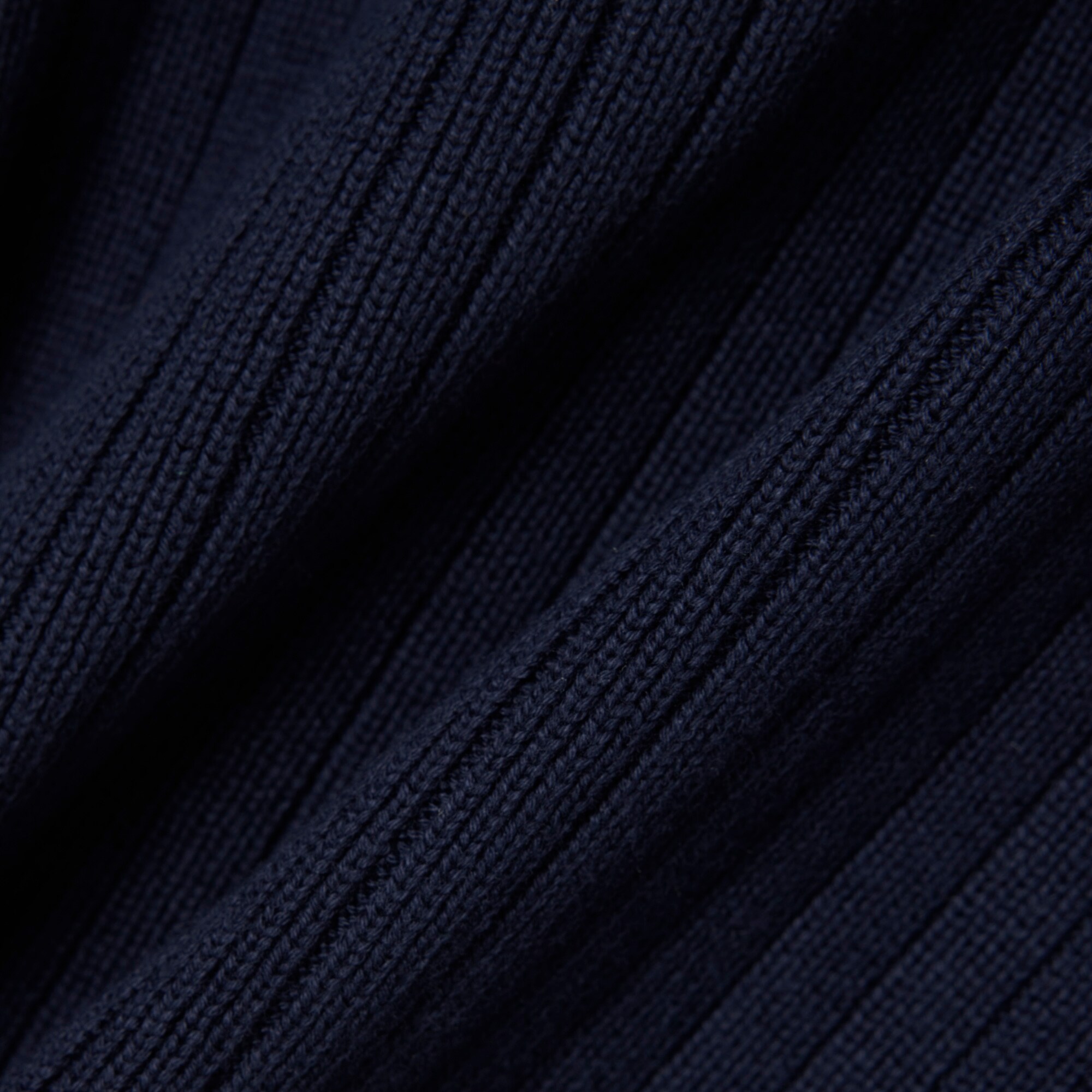 French Made Cotton Polo Collar Sweater image number 5