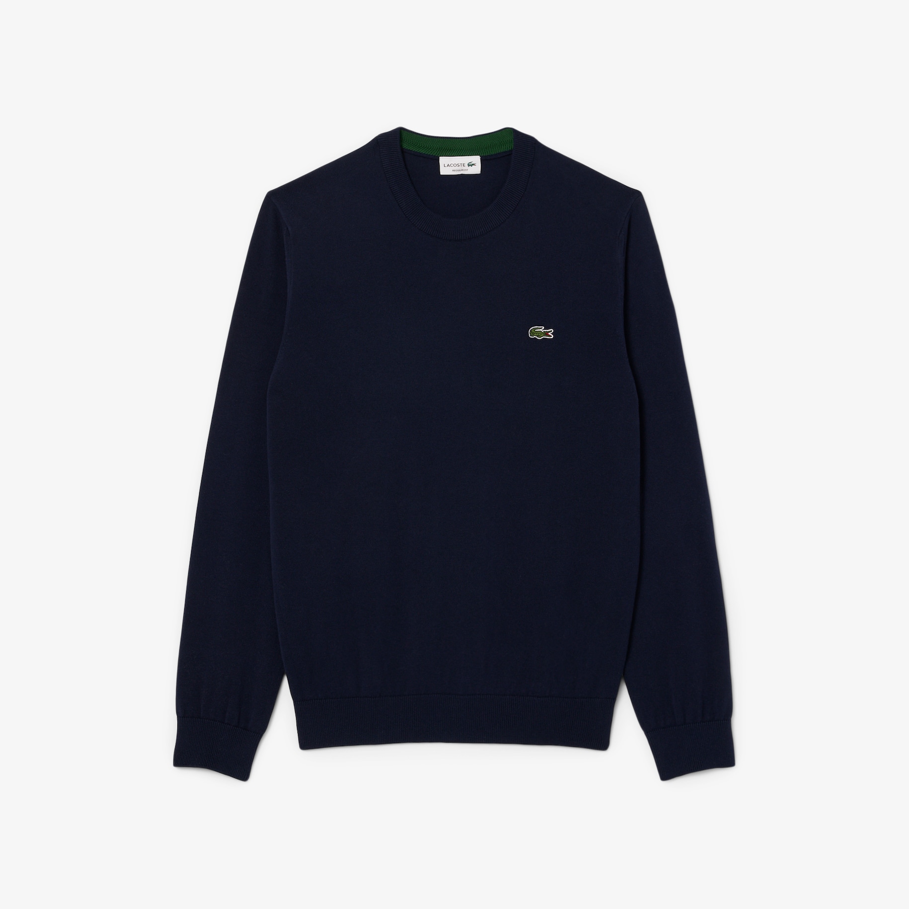 Crew Neck Cotton Sweater image number 3