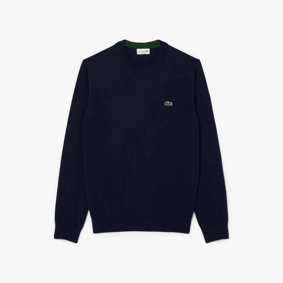 Crew Neck Cotton Sweater image number 3