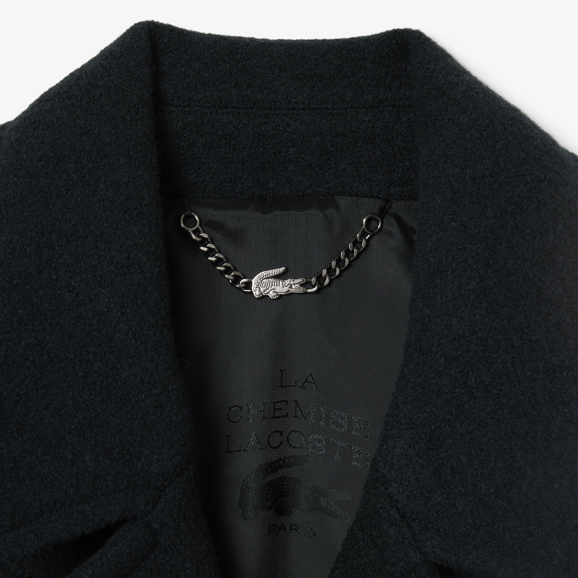 Runway Boiled Wool Coat image number 6