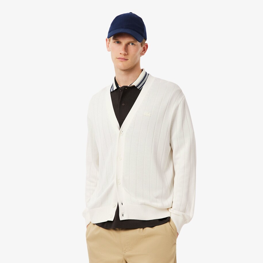 Fluid Rib Knit Cardigan image number 0