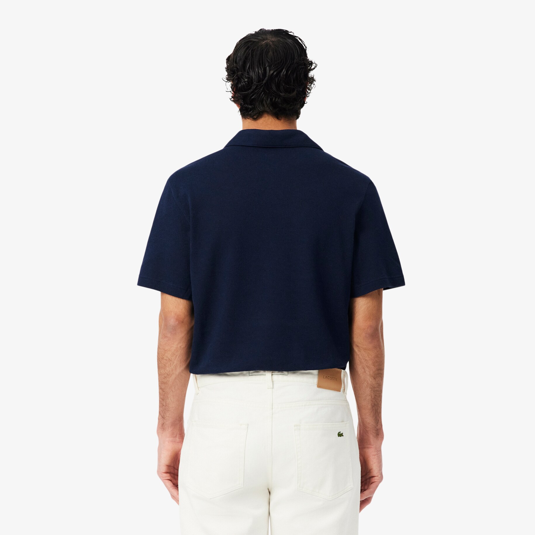 Classic Fit Cotton-Linen Polo Shirt image number 2