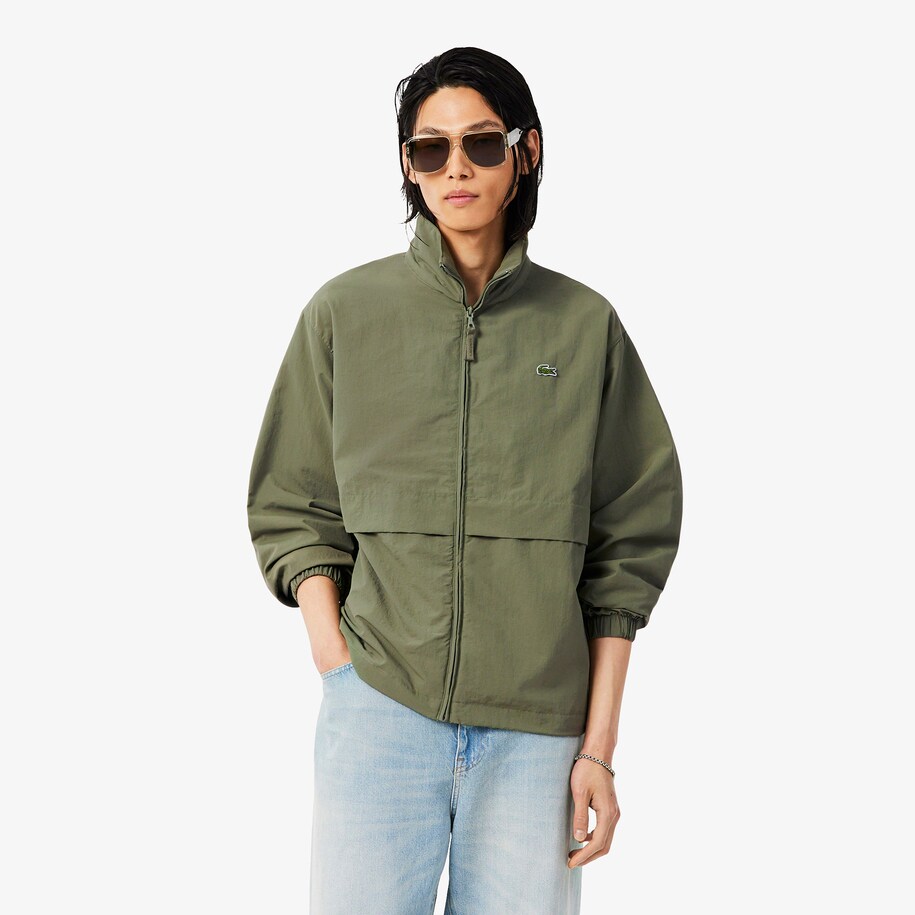 Technical Nylon Water-Repellent Windbreaker image number 0