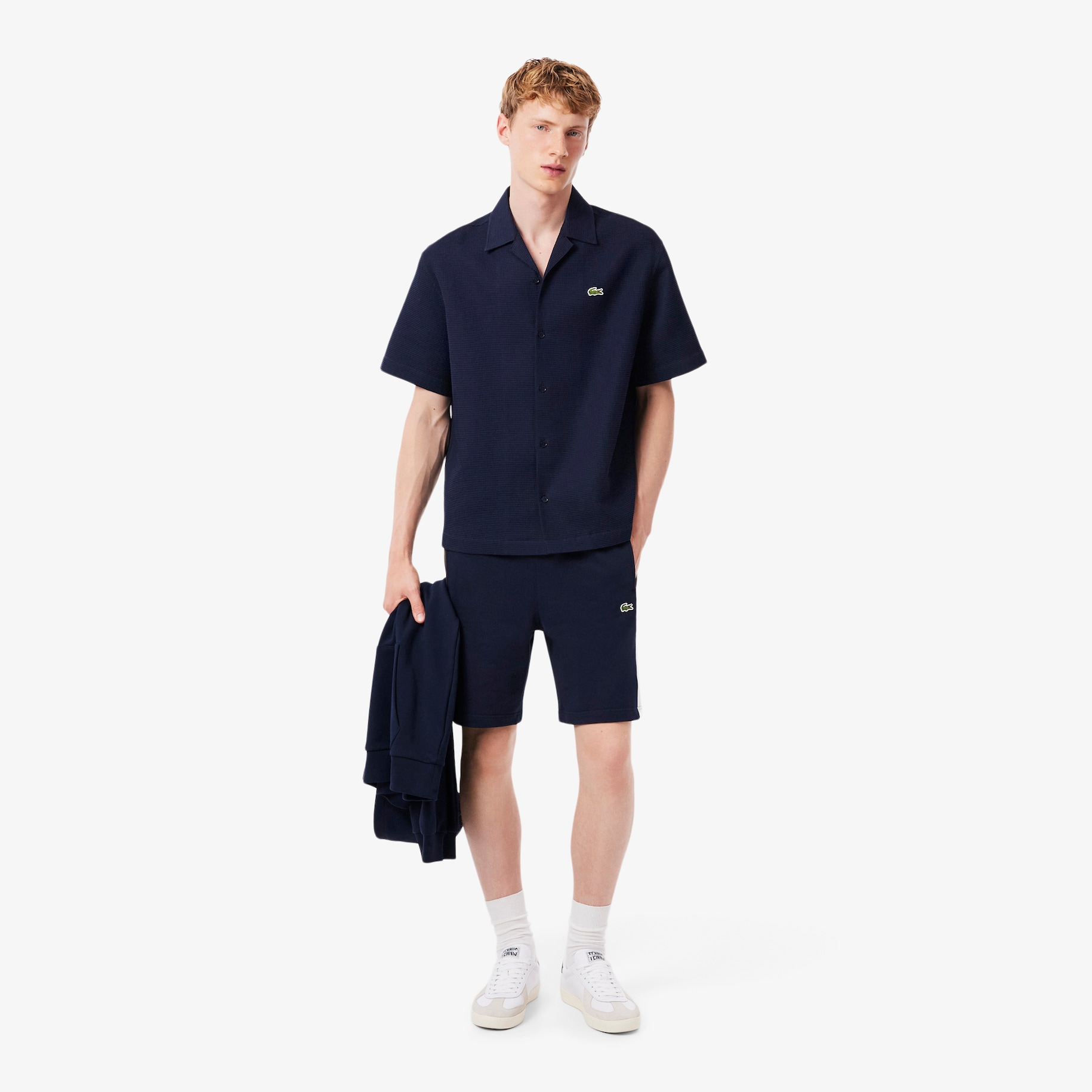 Colour-Block Fleece Shorts image number 0