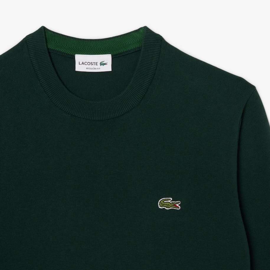 Crew Neck Cotton Sweater image number 4