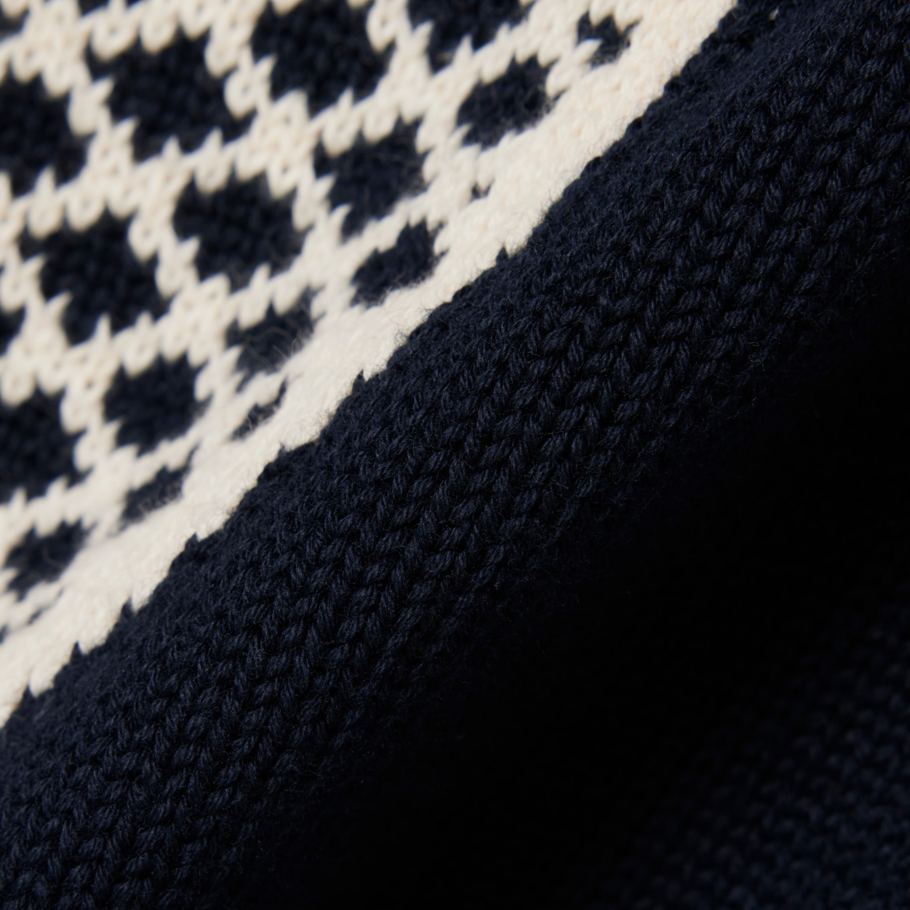 Cotton Jacquard Sweater Vest image number 2