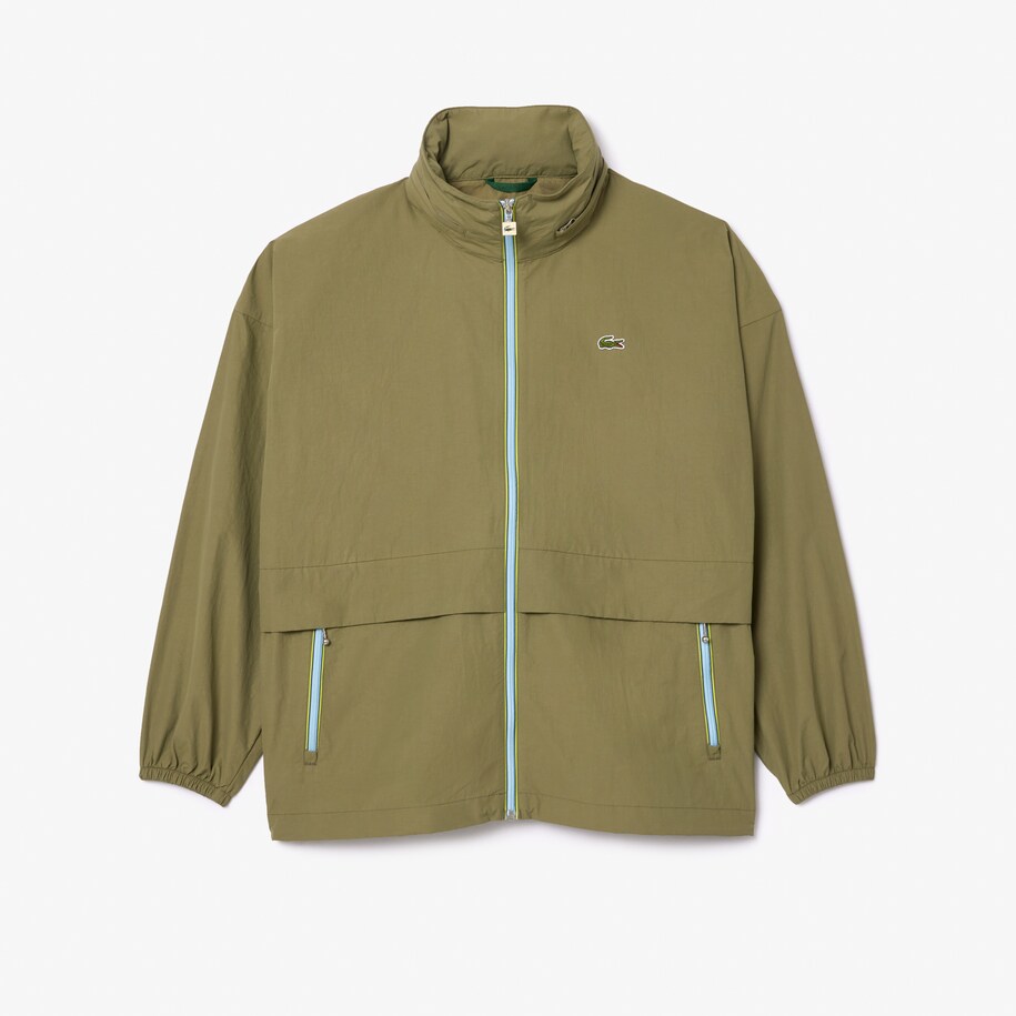 Water-Repellent Removable Hood Windbreaker image number 0