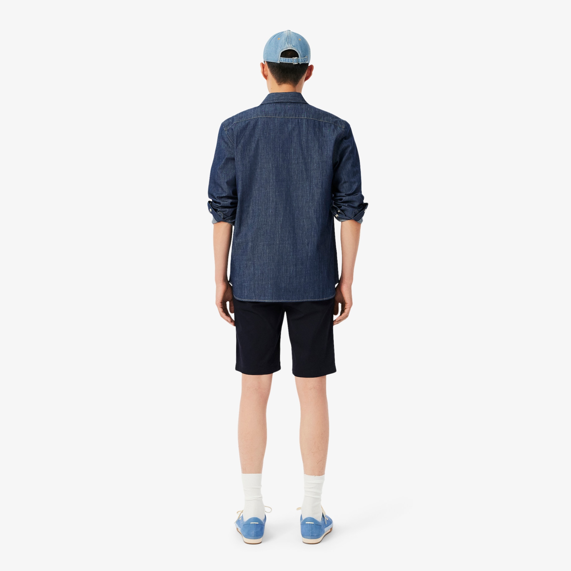 Slim Fit Stretch Cotton Chino Shorts image number 2