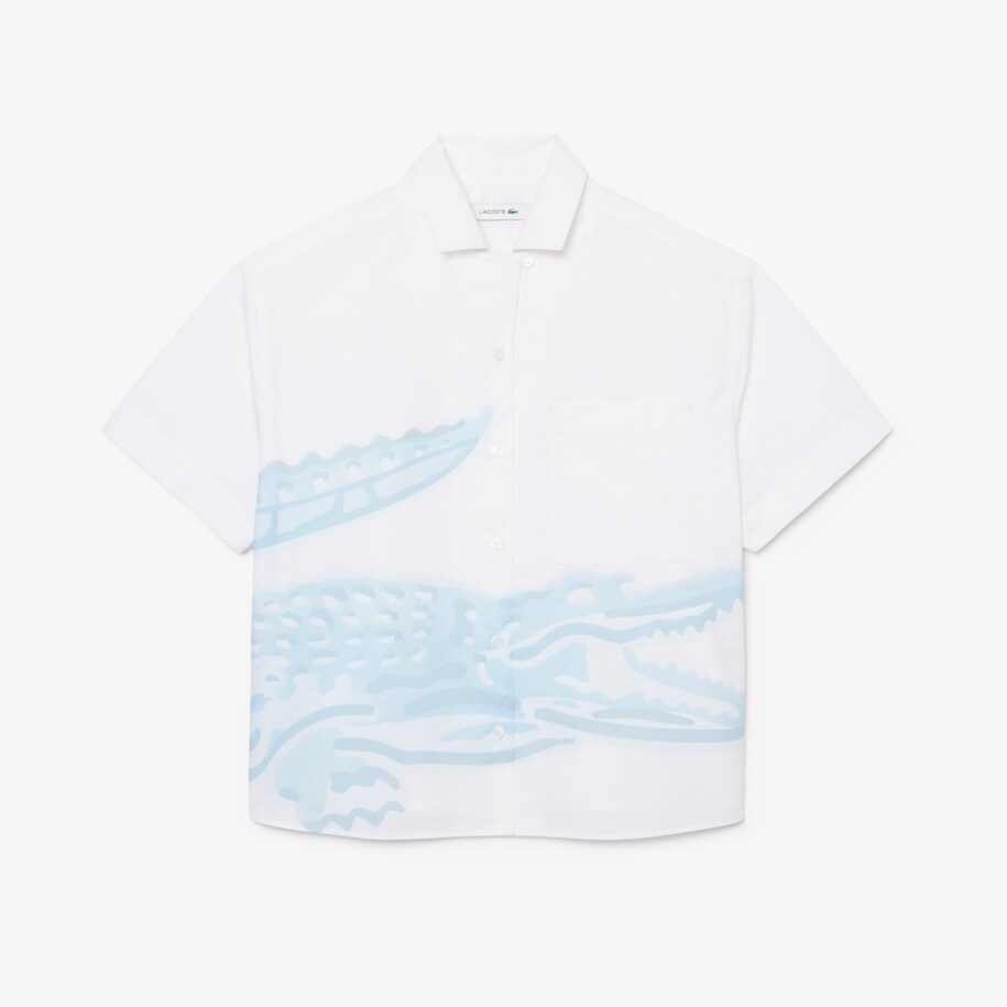 Oversized Short Sleeved Print Shirt image number 3