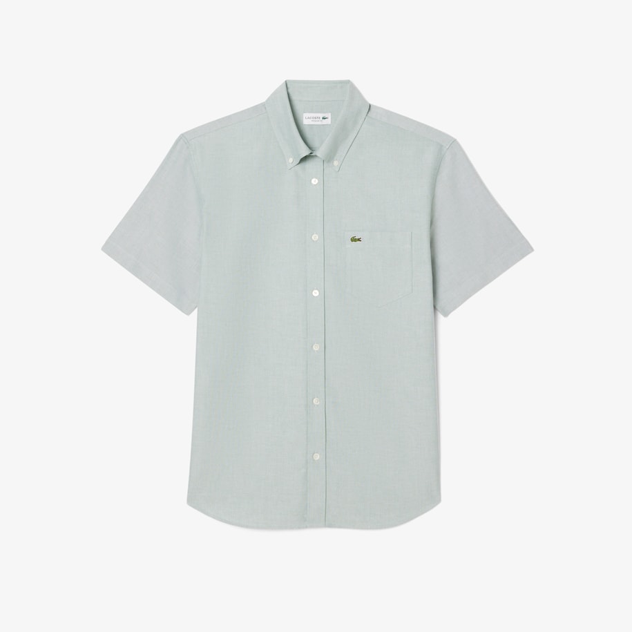 Regular Fit Short Sleeved Oxford Shirt image number 3