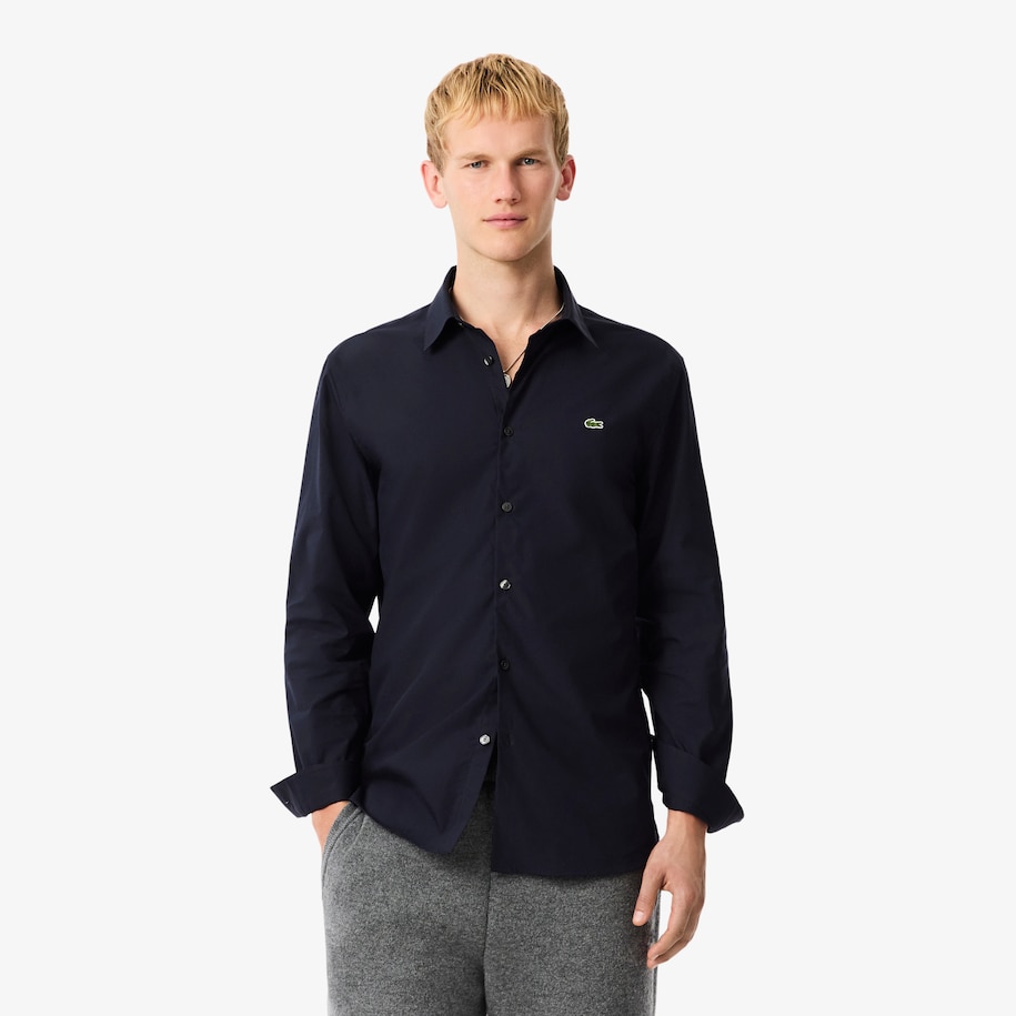 Slim Fit Stretch Poplin Shirt image number 0