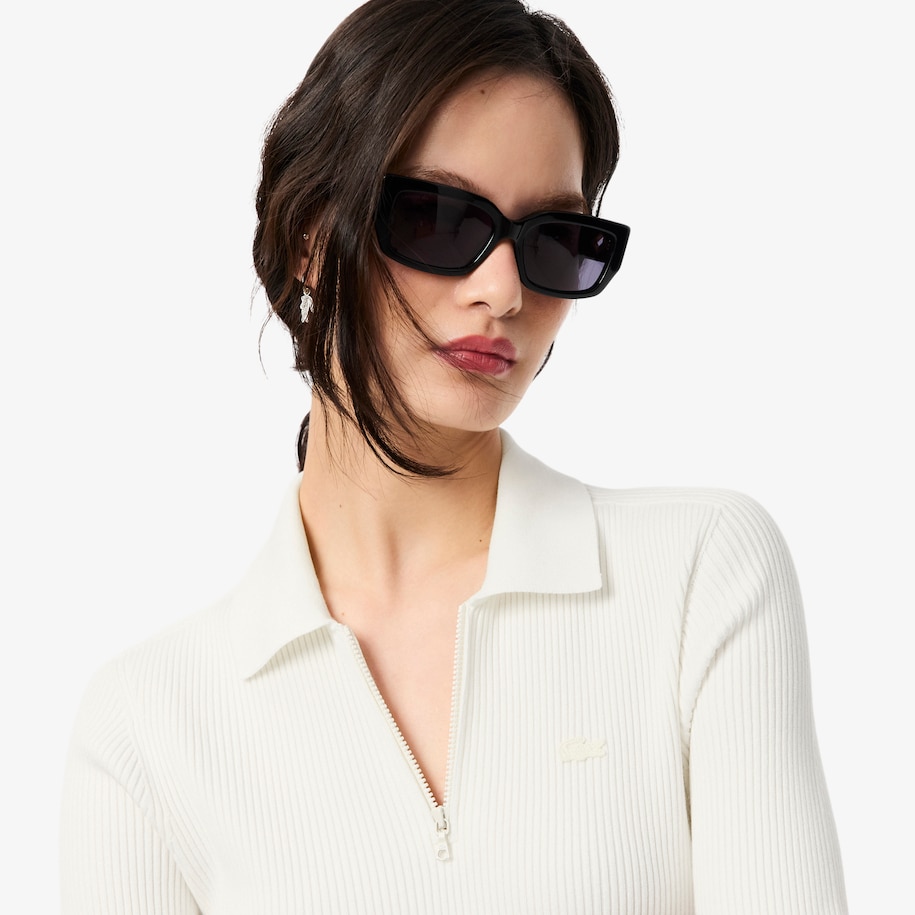 Pleated Polo Collar Dress image number 1